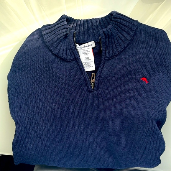 Tommy Bahama sweater for boys with zipper. Very good condition. Worn once. - Picture 1 of 2